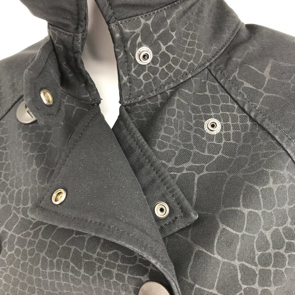 COLUMBIA TITANIUM OMNI SHIELD WOMENS TRENCH COAT BLACK - Picture 7 of 15